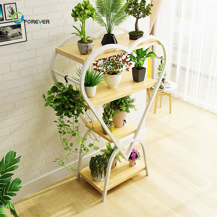 Новый дизайн Цветочная стойка для гостиной многослойная декоративная рамка в форме сердца