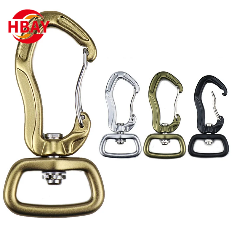 Aviation aluminum simple pet buckle traction rope dog buckle pet hook kite 360 degree rotating hook aviation aluminum buckle