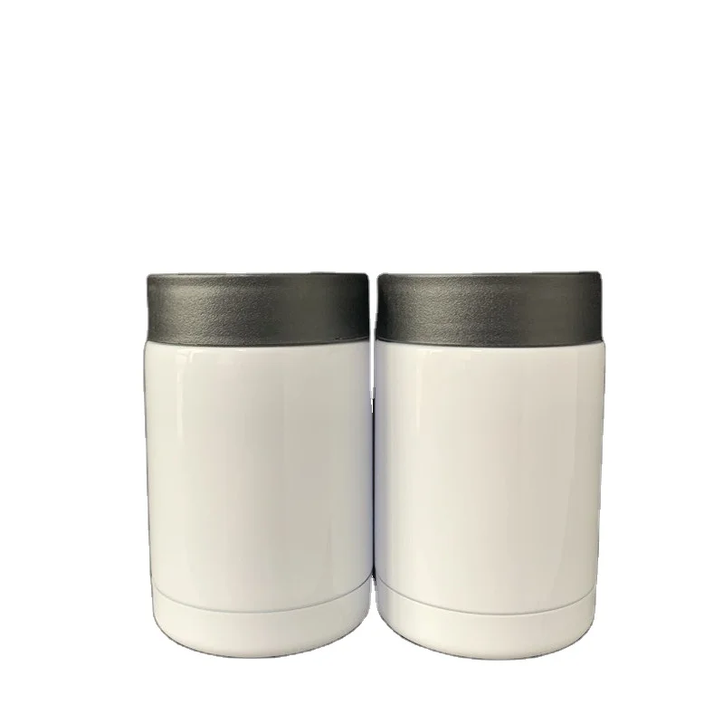 Одобренный LFGB многоразовый двойной стенок из нержавеющей стали 12oz банка охладитель сублимационные заготовки вакуумный изолированный держатель