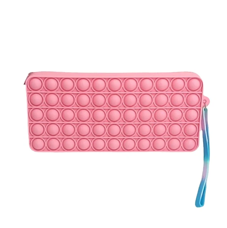 Push bubble silicone fidget toy purse kids pop it purse