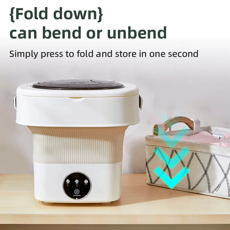 China Best Selling Quality Household Portable Small Washing Machine Cheap Multifunctional Folding Mini Washing Machine