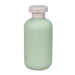 Wholesale Custom Logo Plastic Cosmetic Shampoo Bottle With Flap Cap