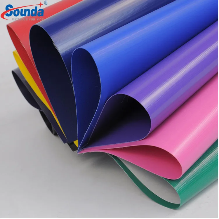 Sounda PVC Coated Tarpaulin Waterproof For Truck Covering Tent 1000*1000, 20*20