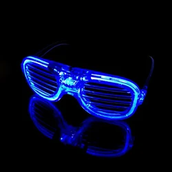 LED Glasses Halloween Light Up Glow Sticks Glasses Led Party Sunglasses Adults Glow In Dark Party Supplies Favors Glow Toys