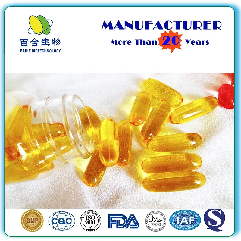 
Premium Quality Natural herbal product Beta carotene softgel 