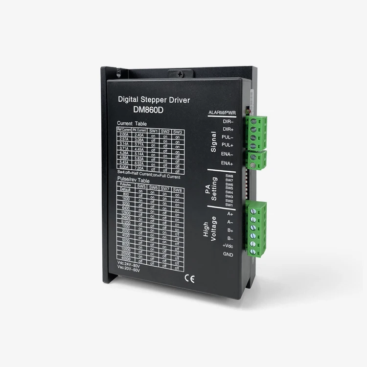 DM860D DMA860H 2 phase nema 23 34 stepper motor driver for engraving machine