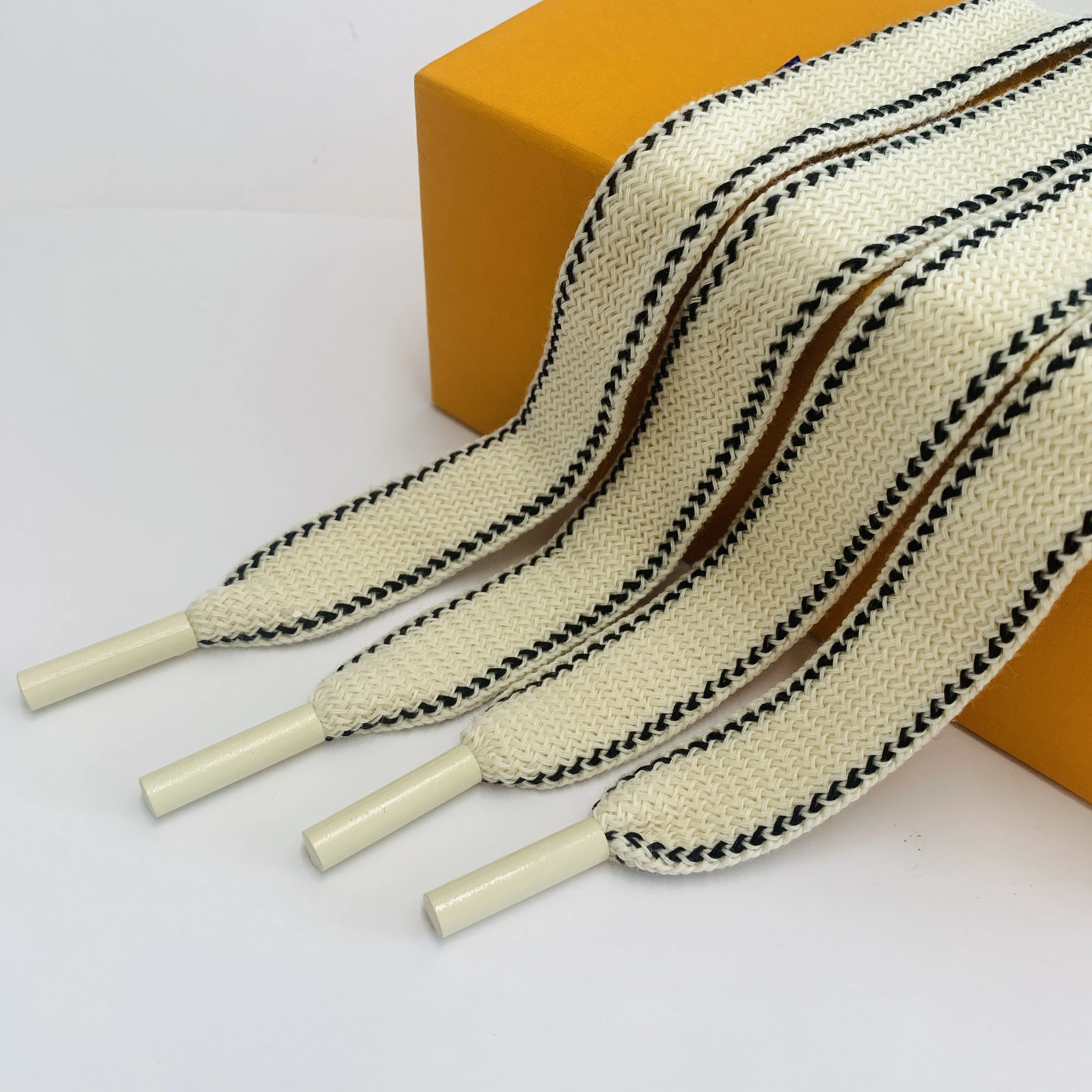 New design 2cm width Shoelace flat woven Shoelaces sweatshirt drawcord rope for clothes drawcord rope string