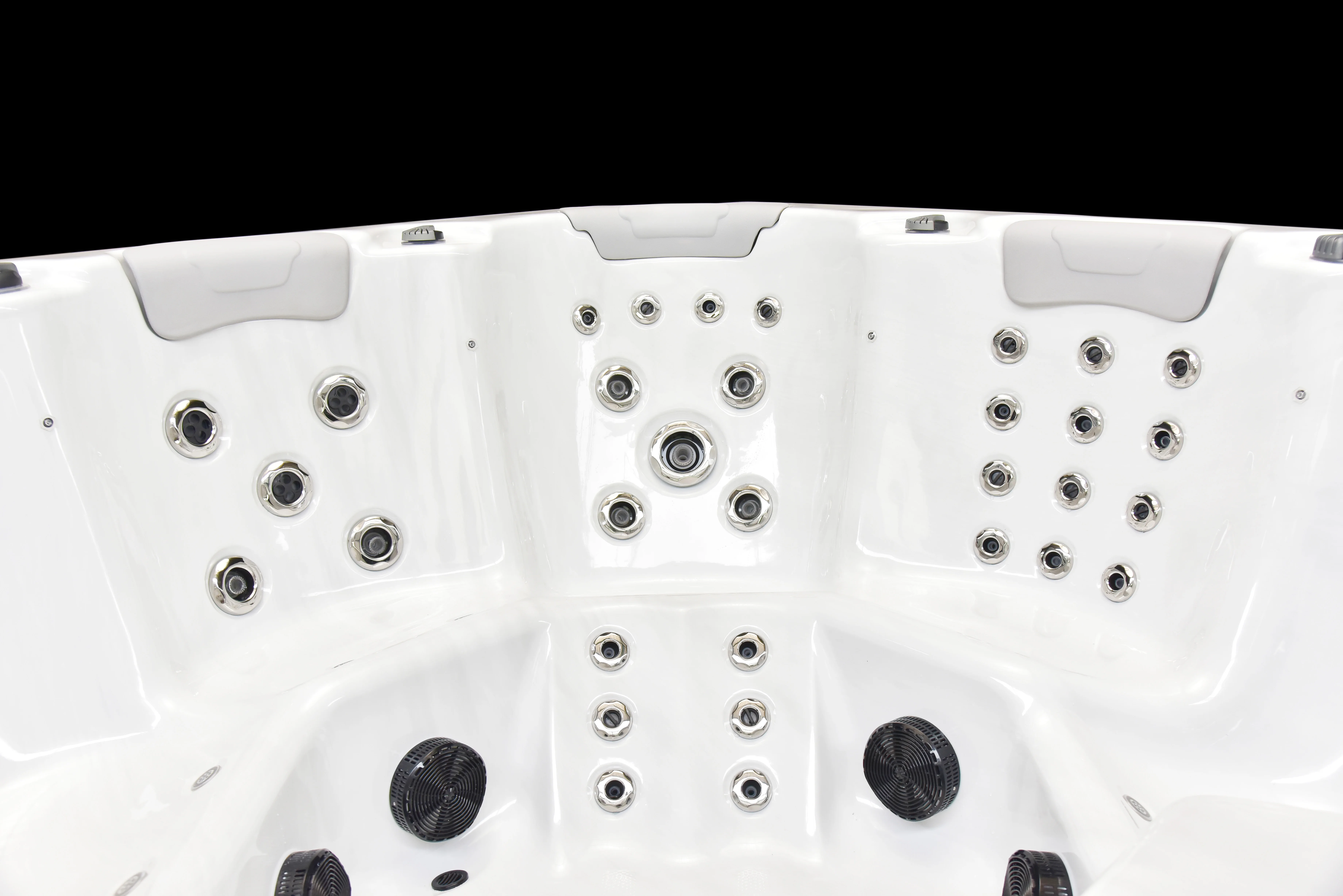 Hydrorelax High Quality Luxury Hot Tub Big Size Party Arylic Massage Jet 7 Person Hot Tub Outdoor Spa Hot Tub