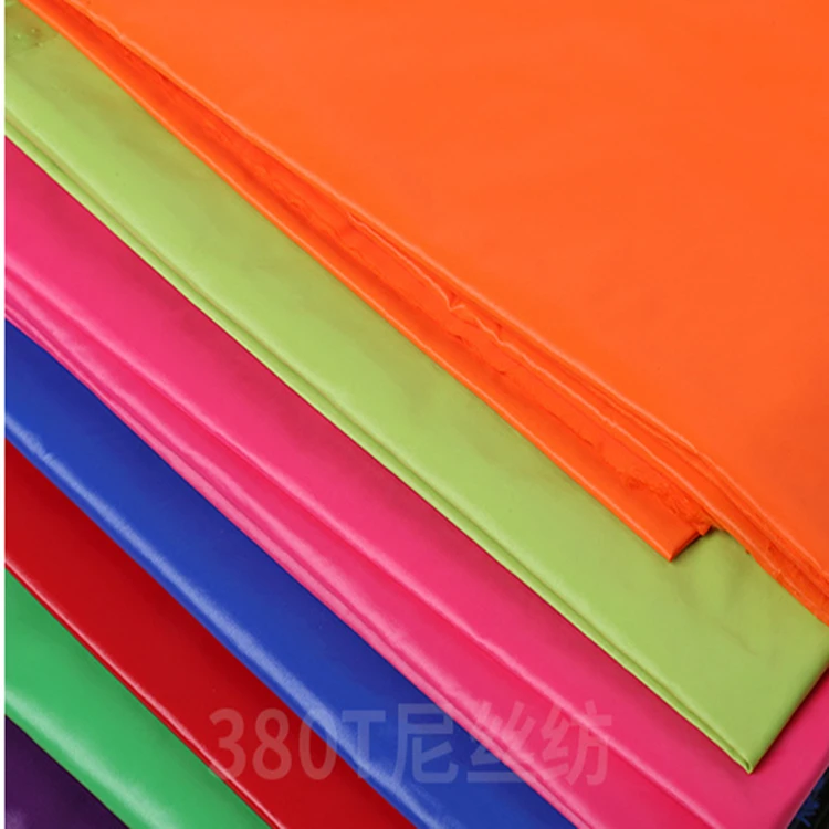 Textiles Spot supply 380T waterproof breathable outdoor clothing cotton jacket down sun-protective clothing fabric silk spinning fabric