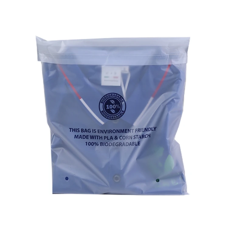 New biodegradable waterpoof Self Adhesive Poly bag T-shirt Bag For Clothing  ( SL9102)