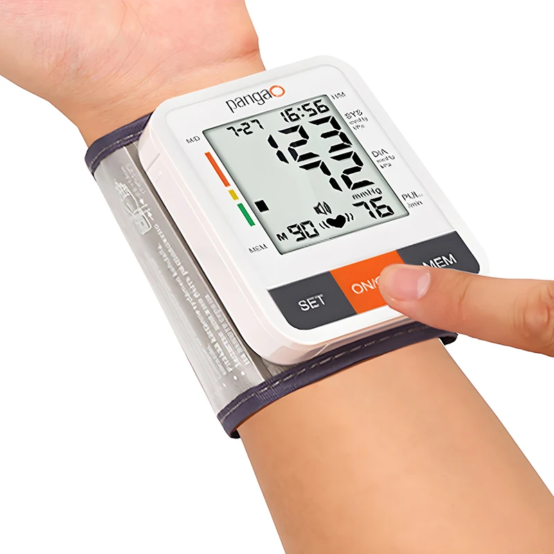 Medical Electronic Sphygmomanometer Tensiometro BP Machine Digital Wrist Monitor Blood Pressure Monitor Device