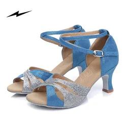 Fashion Design Handmade Latest Latin Dance Shoes For Ladies