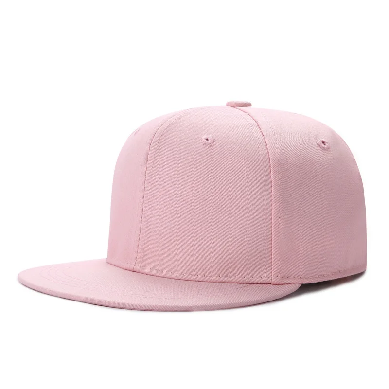 Hot Men Women Baseball Cap Solid Hip-Hop Snapback Flat Hat