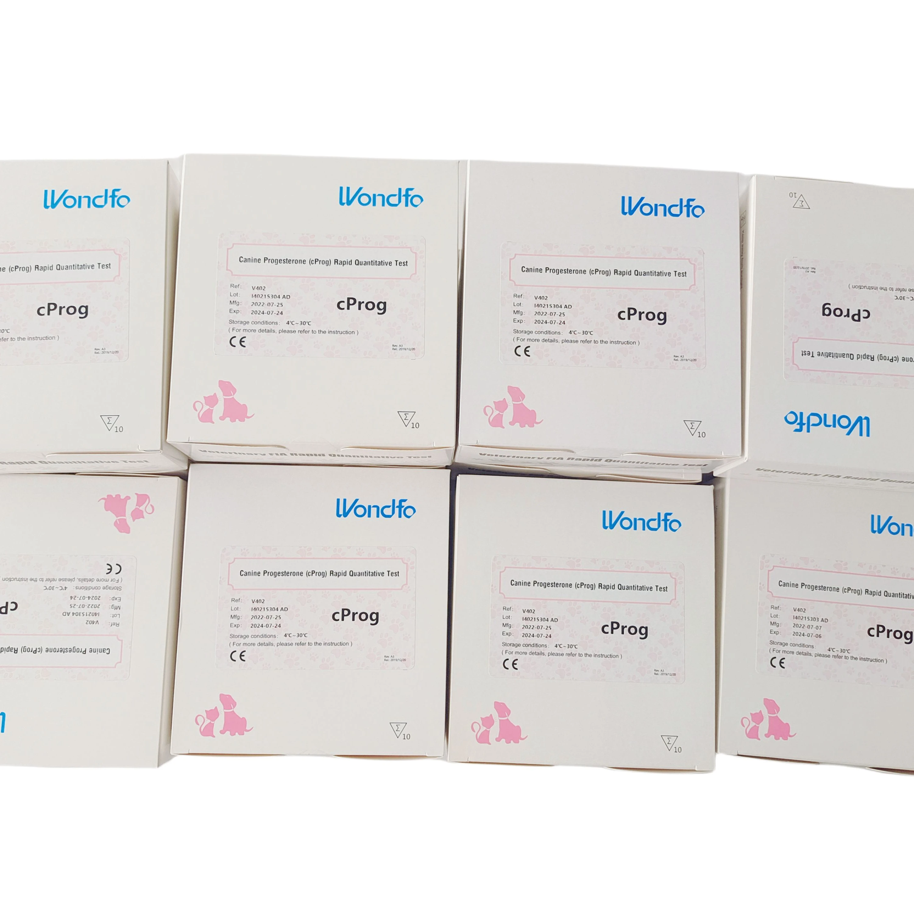 Wondfo Vet Prog Test Kit Reagent for Dog Vet CProg TSH HbA1c Cortisol cCRP cNT-proBNP YG101 YG102