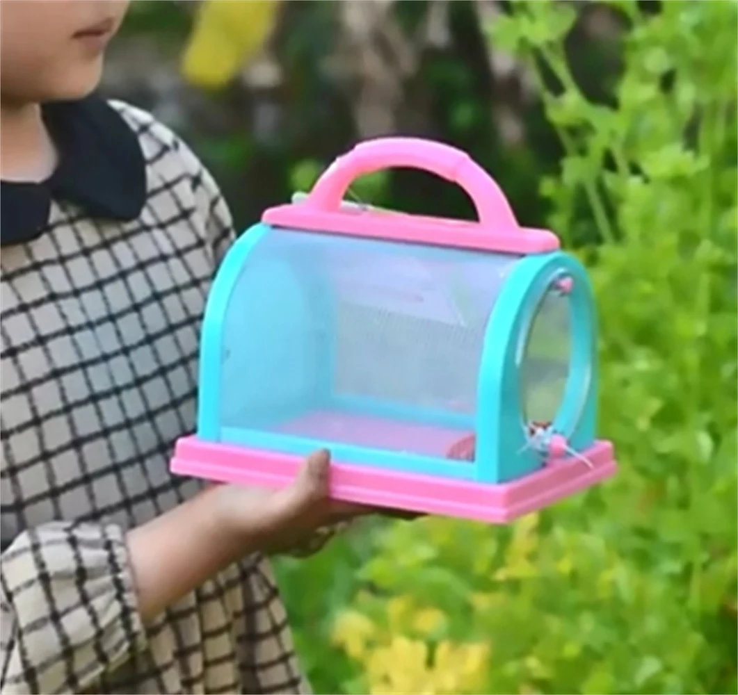 Outdoor Explorer Bug Collection Magnifying Glass Butterfly Net Critter Case Bug Observation Container Kids Bug Catcher Kit