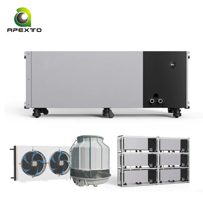 Oil Immersion Cooling Kit B6 30KW with Dry Cooler for 6 PCS Computer Server Overclocking