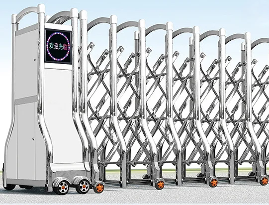 Factory hot sale Automatic Retractable gate door