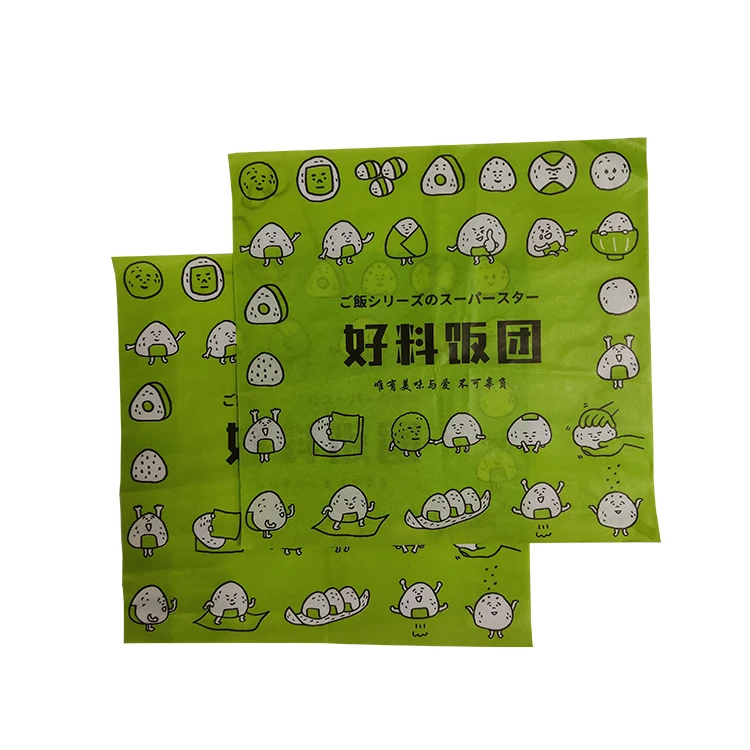 Заказной печатный логотип и размер восковой бумаги для бургеров