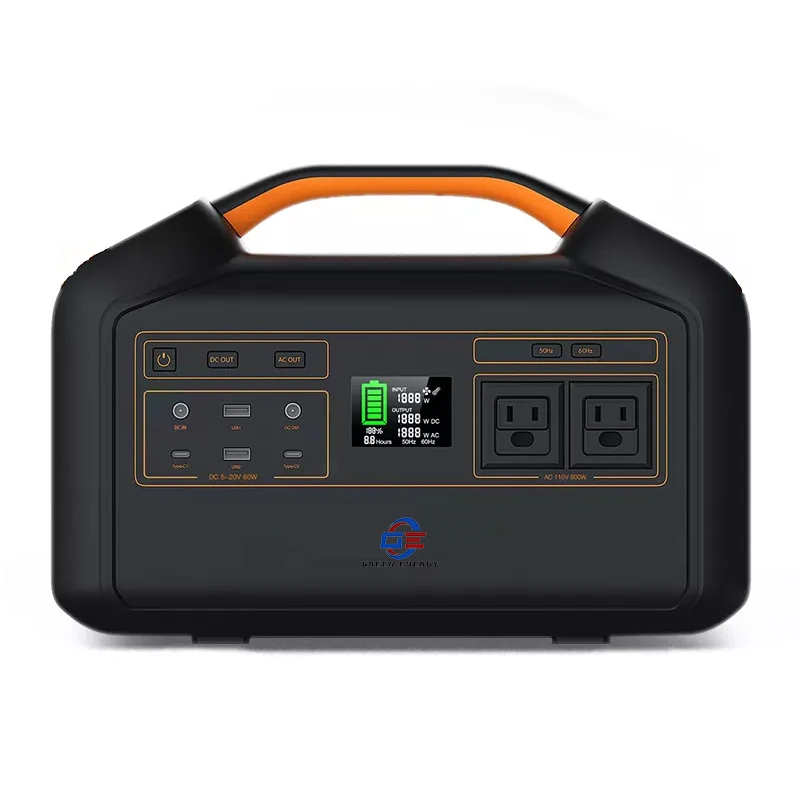 1000W Power Storage Camping Battery All in One Charger Batterie Solaire Solargenerator Back up Backup Portable Solar Generator