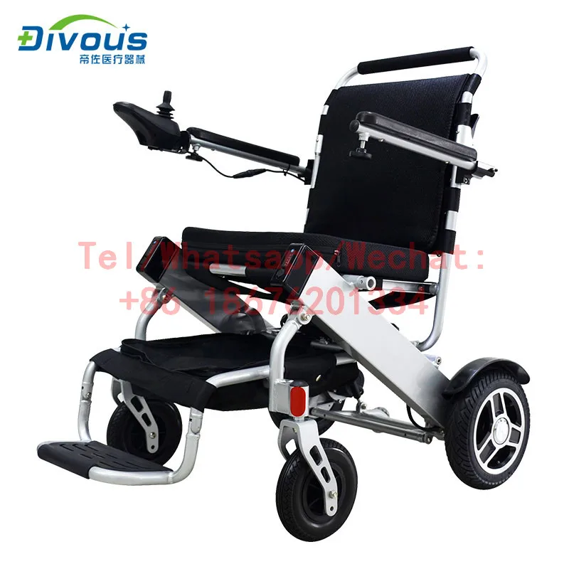 Hot style portable  comfortable lightweight POWER  wheelchair bearing 180Kg elder  wheelchair motor For disabled and  elderly