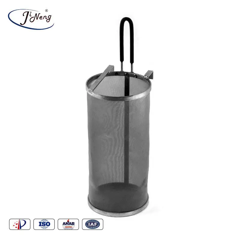 Stainless Steel Beer Brewing Filter Basket Core Component  and Filter Media for Water Treatment and Farm Industries
