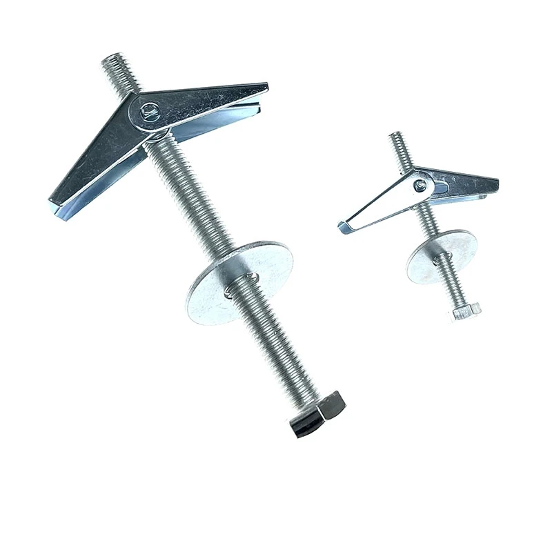 Factory Hot Sale Plastic Strap Toggle Bolt 3/16 1/4 Spring Strap Snap Toggle Anchor With Screw