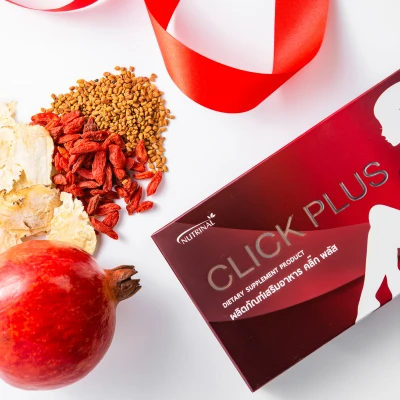 CLICK PLUS Dietary Supplement Product For Women Balance Body Hormones Improve Body Immune System Collagen Smooth Bright Skin