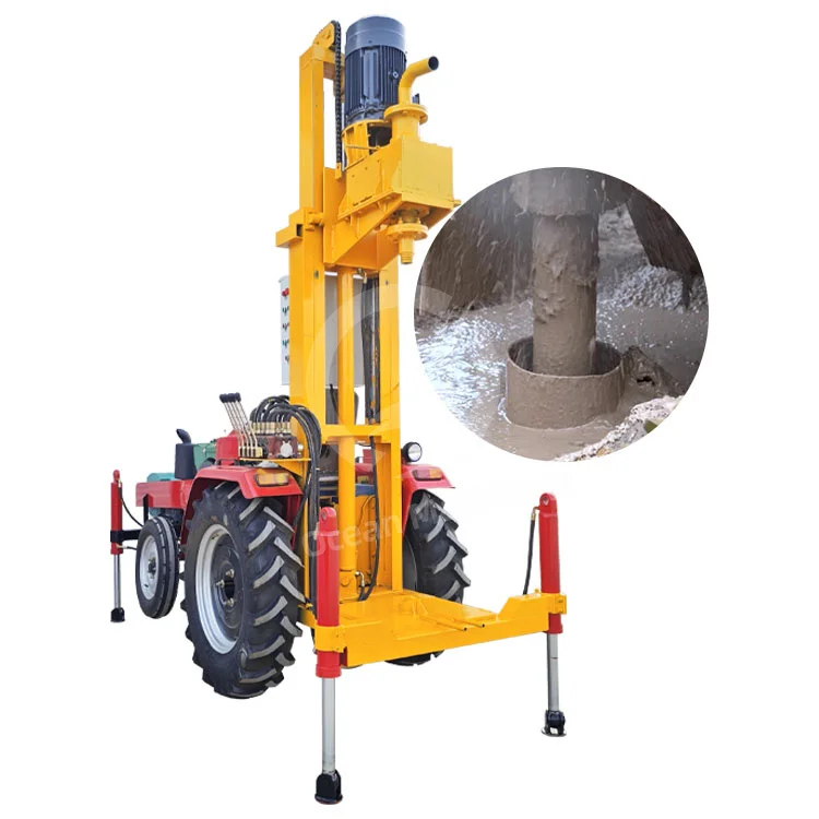 OCEAN Simple Small Groundwater Borehole Drill Rig Shallow Well Driller Soil Drill Machine