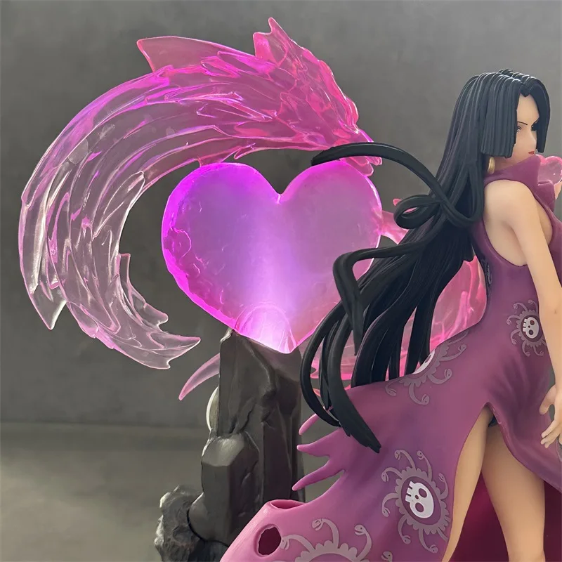 Bot 38CM One Pieces Figures Boa Hancock Anime Figure Gk Statue Boa Hancock Figurine Model Doll Pvc Ornament Collection Toys Gift