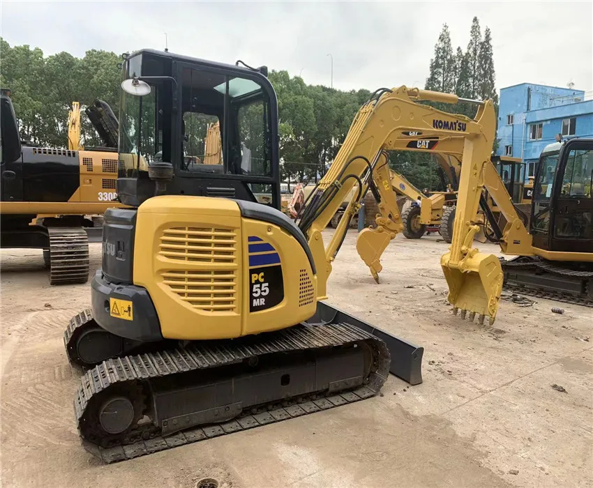 Used Komatsu PC55MR Crawler Excavator Good Quality for Construction Machinery