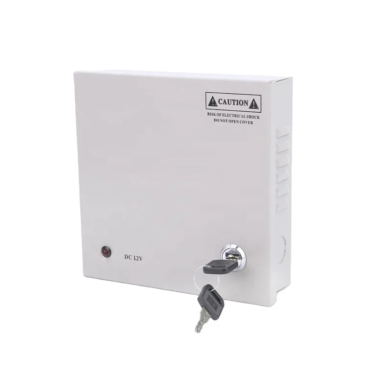 Sompom 12V dc 3A 4 channel power supply for cctv camera