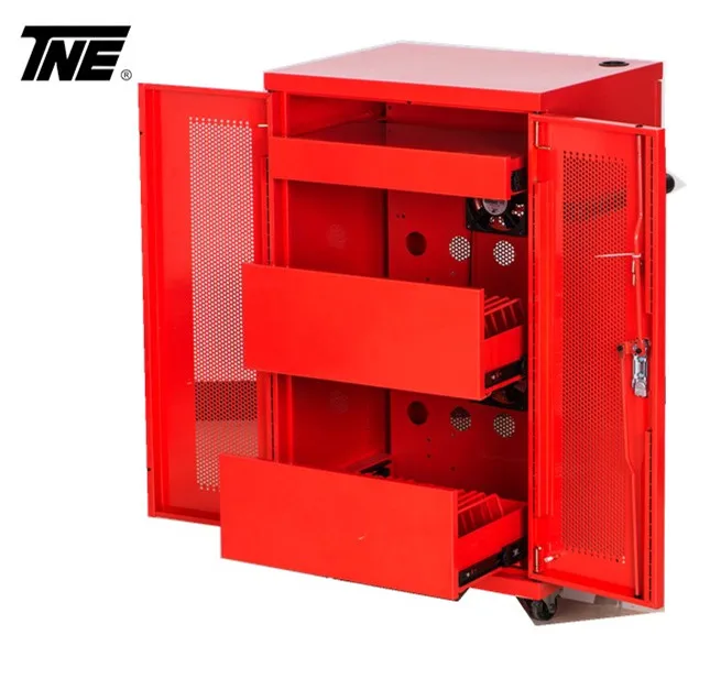 Tablet Mobile Multi USB Smart Charging Cart Sync Trolley Charing Cabinet For Office School and Hospital