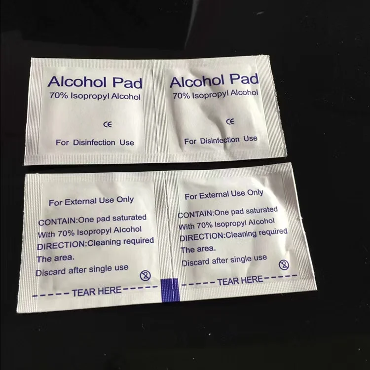 Sterilized Alcohol Prep Pads, Box of 100