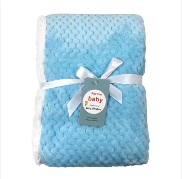 Newborn Autumn and Winter Thick Warm Swaddle baby swaddle blanket soft newborn blanket 2 layer coral fleece blankets for baby