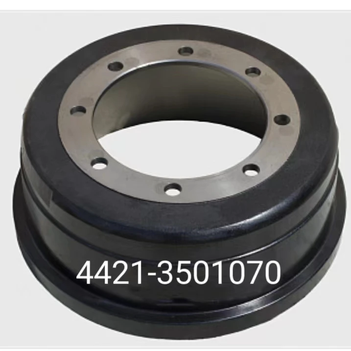 Russian trailer truck parts brake drum for GAZ LADA MAZ KAMAZ OEM 4421-3501070