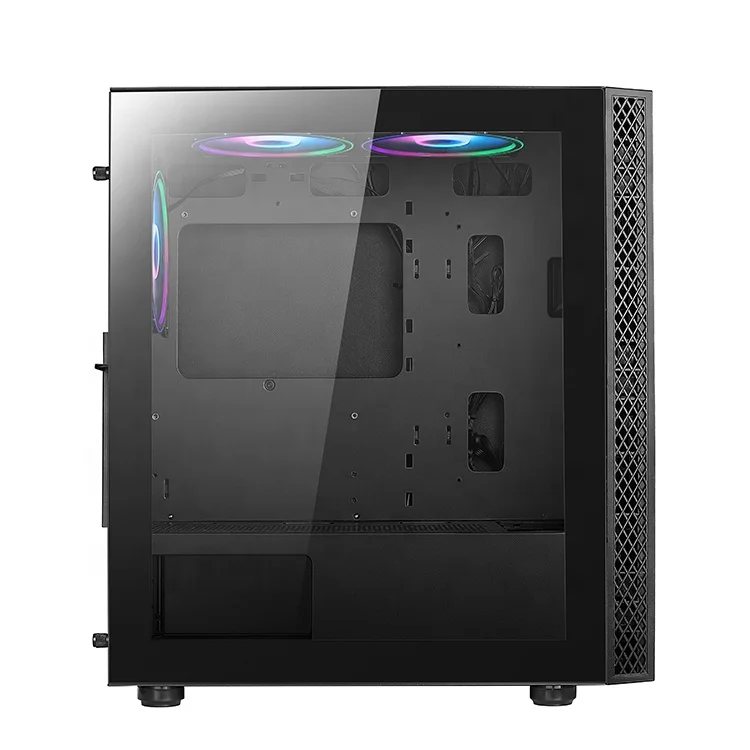 Игровой Компьютер V602G с корпусом Micro ATX дизайн под заказ вентиляторами ARGB игровой настольный