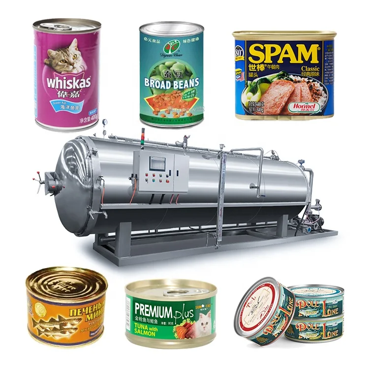 automatic retort food processing machine Multi function industrial autoclave canning retort machine