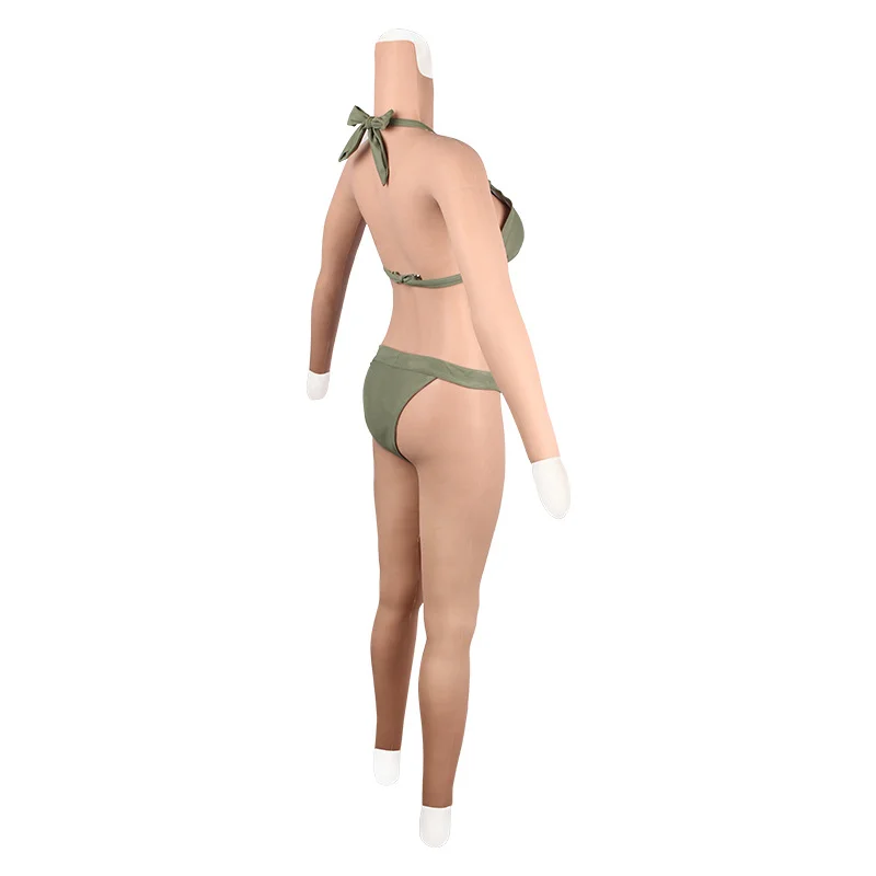 
Pussy Silicone Bodysuit Drag Queen Vagina For Transgender Crossdressers Boobs Shemale Breast Forms Sexy Cosplay 