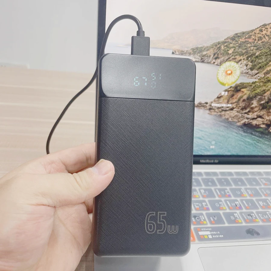 30000mah power bank para pour laptop usb type c charger power bank 65w pd fast charging portable laptop charger