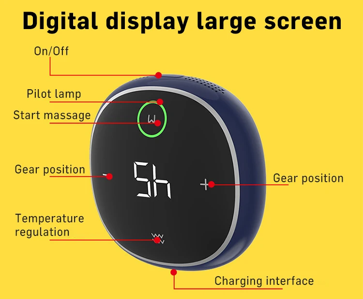 Recharge wireless stomach belly waist back warm compress slimming massage belt abdomen massager belt with heat