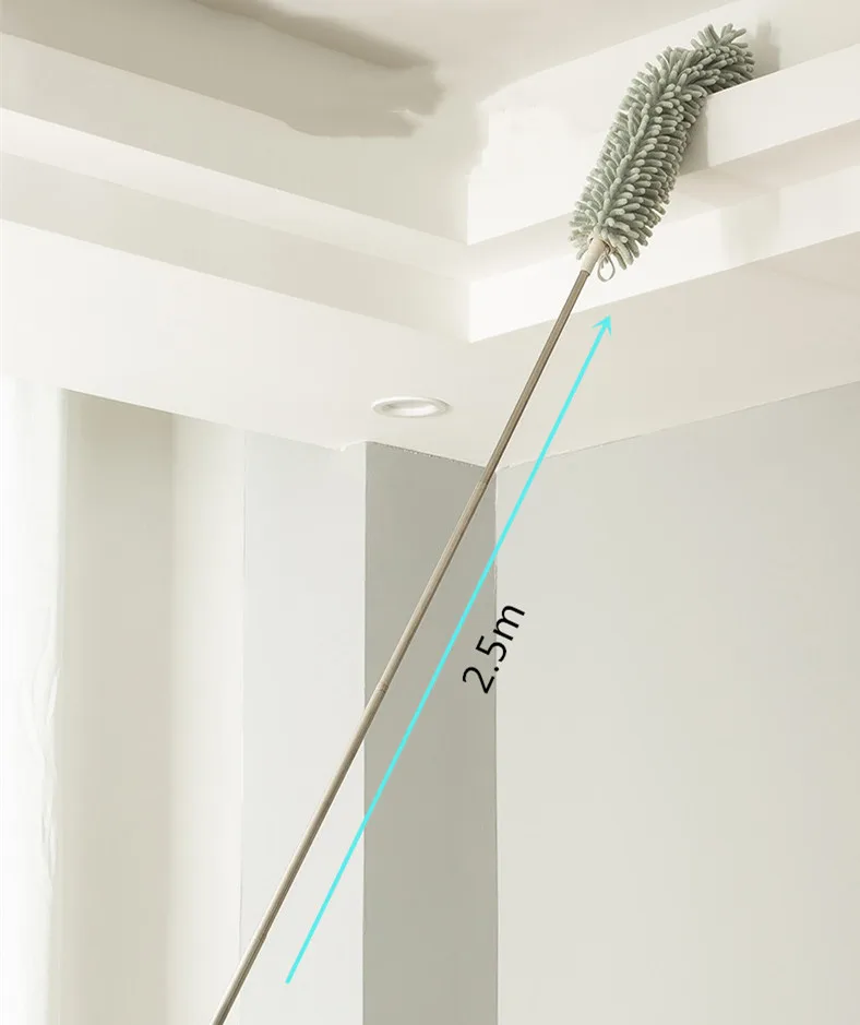 Adjustable Stretch Extend Microfiber Duster Household Dusting Brush Car Office Cleaning Kitchen Tools