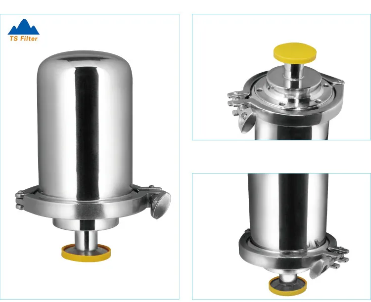 
Stainless Steel Gas Filter For CO2 Lines Applications 