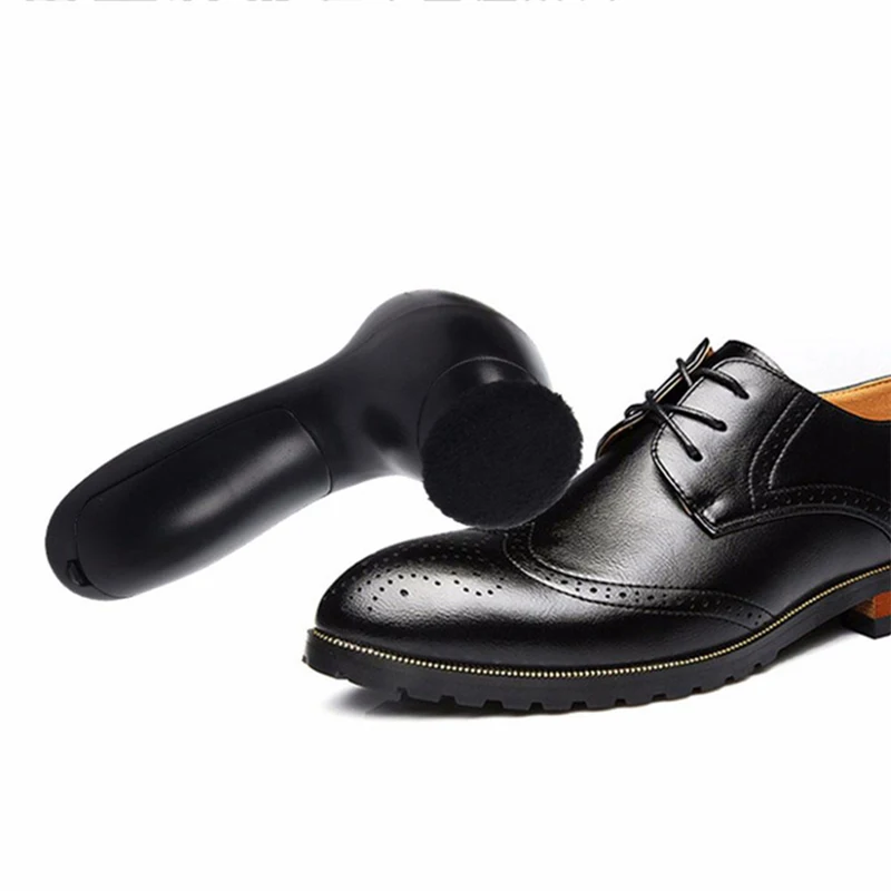 Newest Portable Handheld 4 Heads Automatic Leather shoe brush Electric Shoe Cleaning Brush