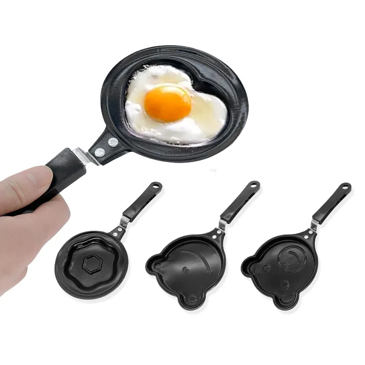 wholesale double sided mini waffle maker kitchen cooking set cookware fry pan nonstick set cast iron frying pan waffle makers