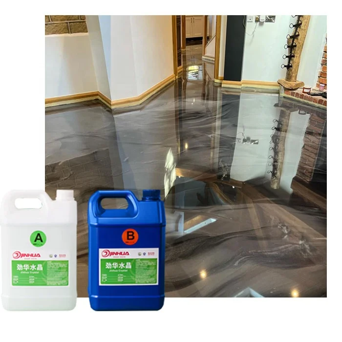Hot Sell Self-Leveling 2 Part Epoxy Resin and Epoxy Hardener for Floor Painting