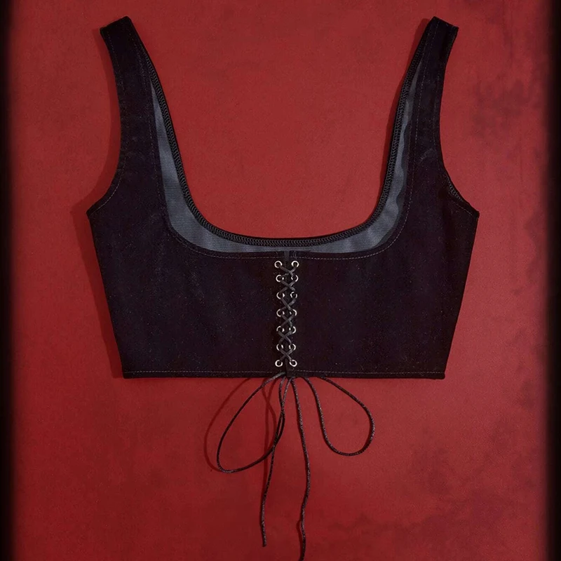 Women Polyester Lace-up Tied Waist Belt Ladies Sexy Wide Corset Waistband Harness Strap Belly Belts