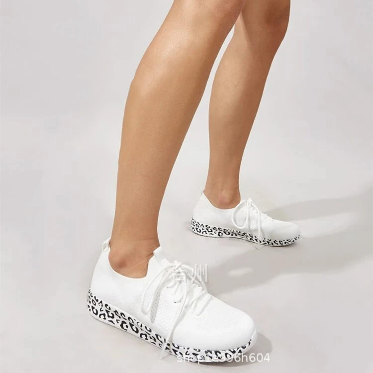 Wholesale new arrival big size breathable flat sports shoes ladies sneakers casual women shoes