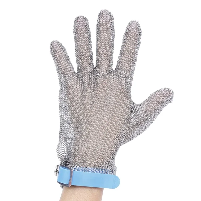 butcher safety working stainless steel gloves guante de acero inoxidable factory