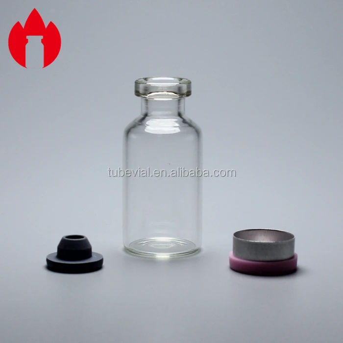 GMP Certified 5ml Transparent Pharmaceutical Tubular Glass Vials for Injection