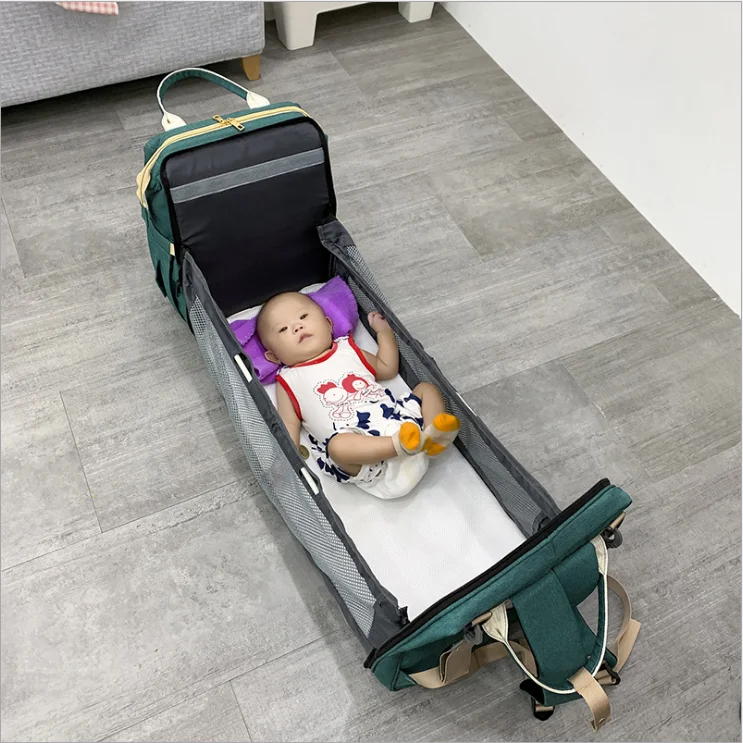 Сумка для подгузников 6 в 1, рюкзак с подставкой для пеленок